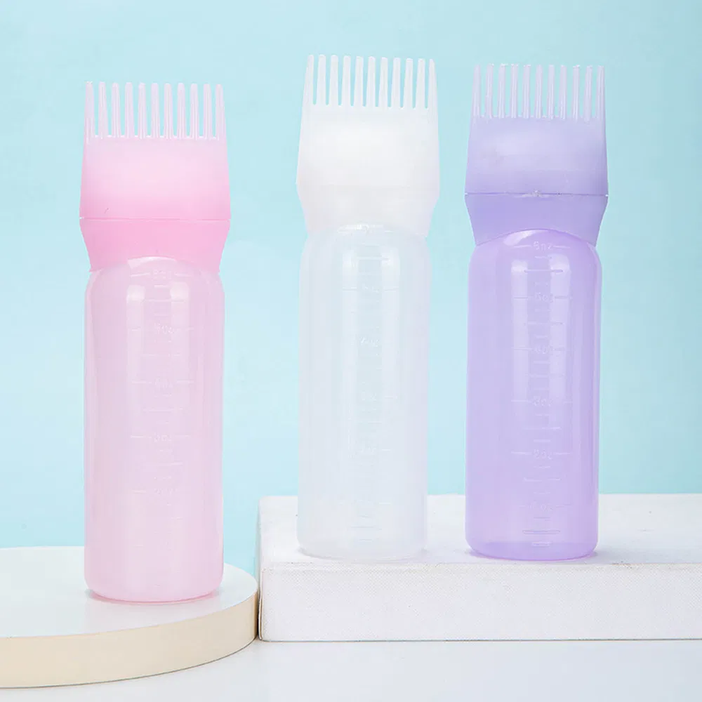 Расческа-бутылочка для окрашивания волос с дозатором