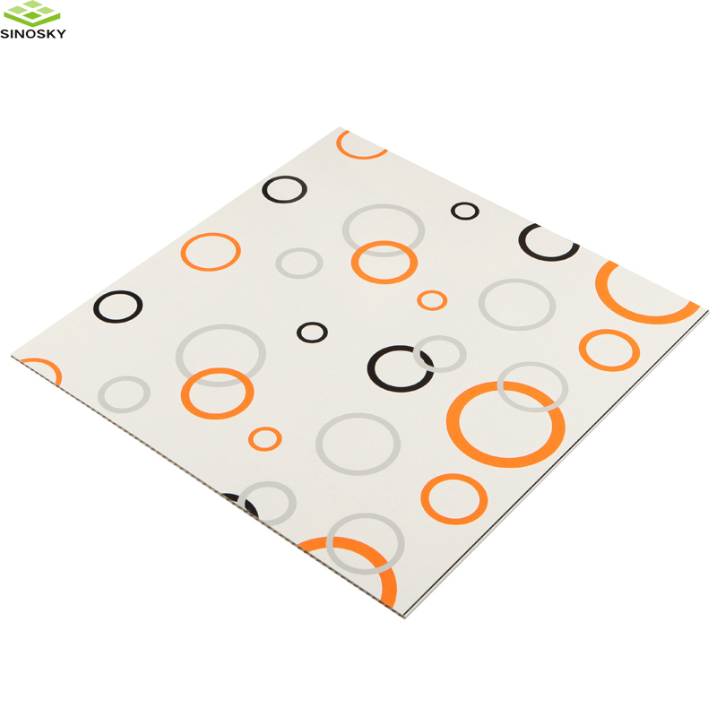 Green Decorative Peel-Resistant PVC Panel Ceiling for Office & Hotel Interiors