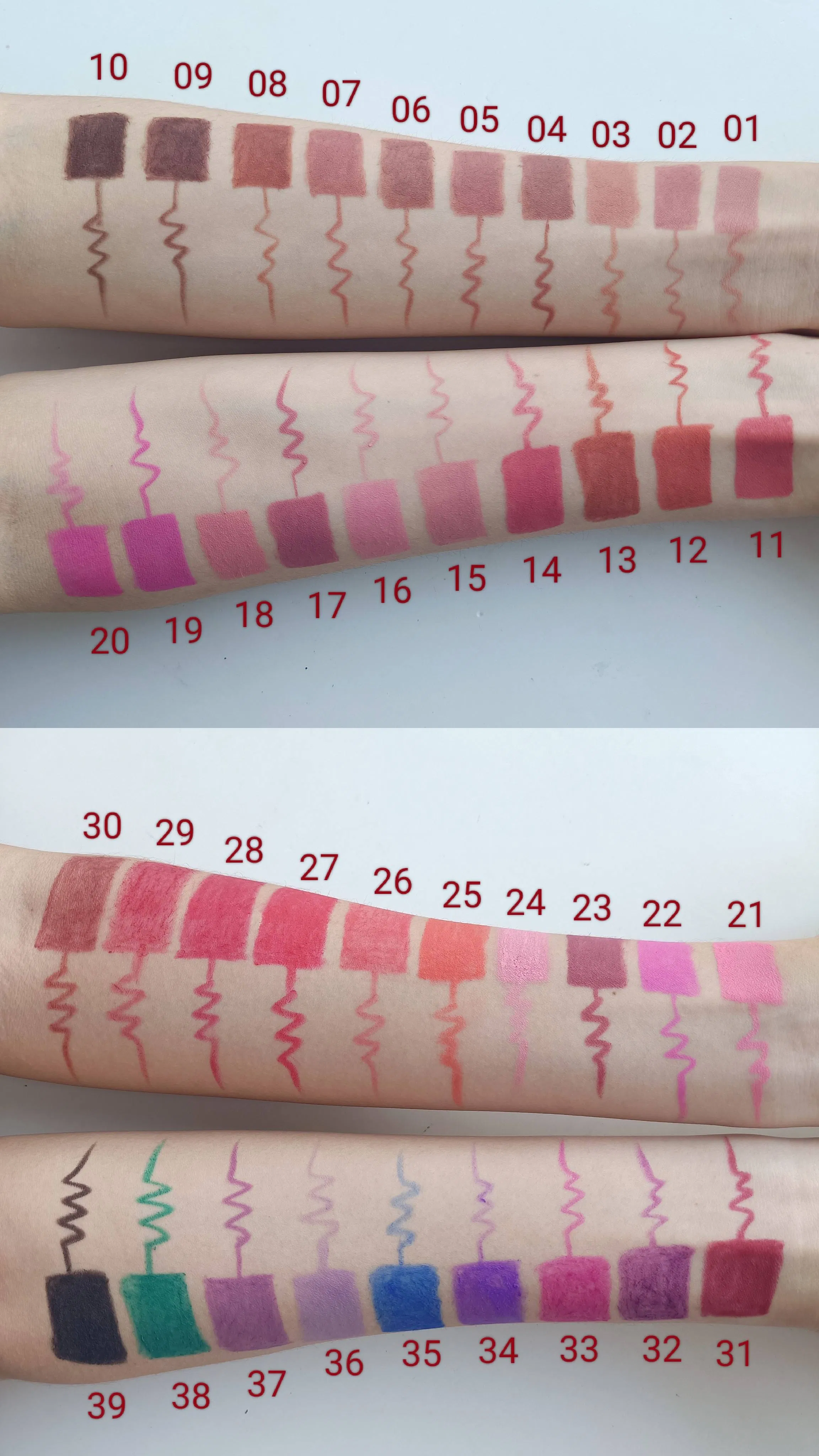 Creamy Lip Liner Retractable Private Label Wholesale Lipliner Lip Liner