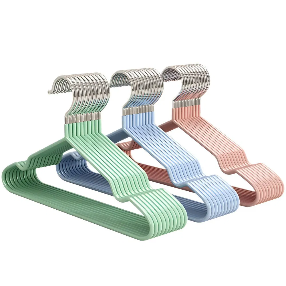 Прочная вешалка для одежды с ПВХ покрытием RY42123