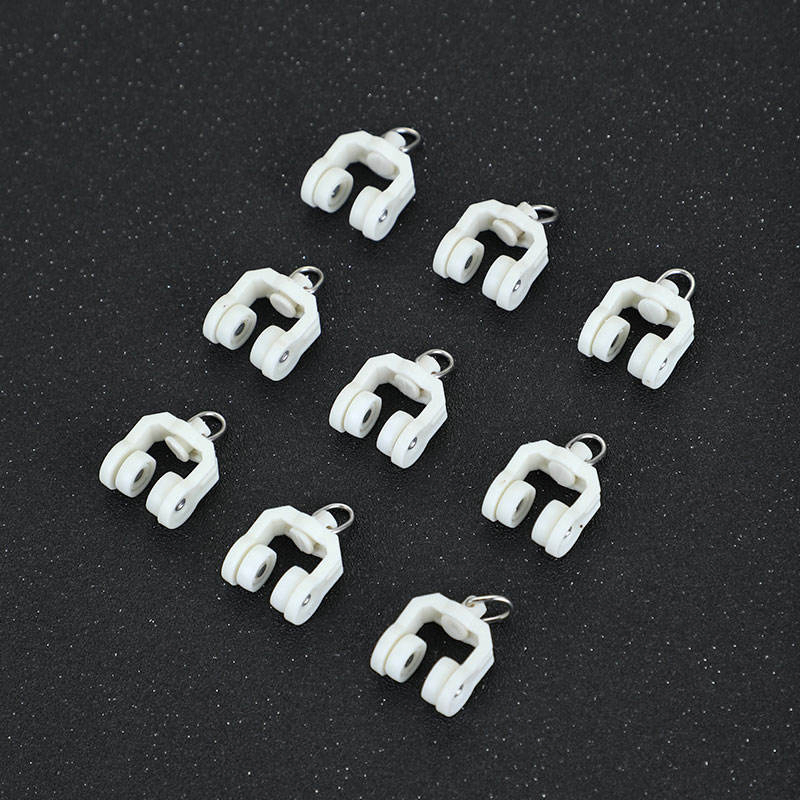 Factory Supply Curtain Track Pulley Curtain Rail Pulley Motor Curtain Rail Pulley Runner Accessories