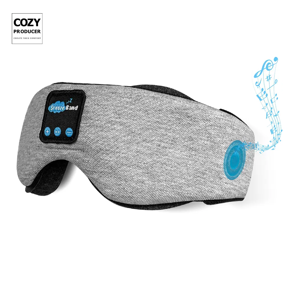 Wireless Music Eyemask Sleep Travel Custom 3D Sleep Blindfold Eye Mask Bluetooth