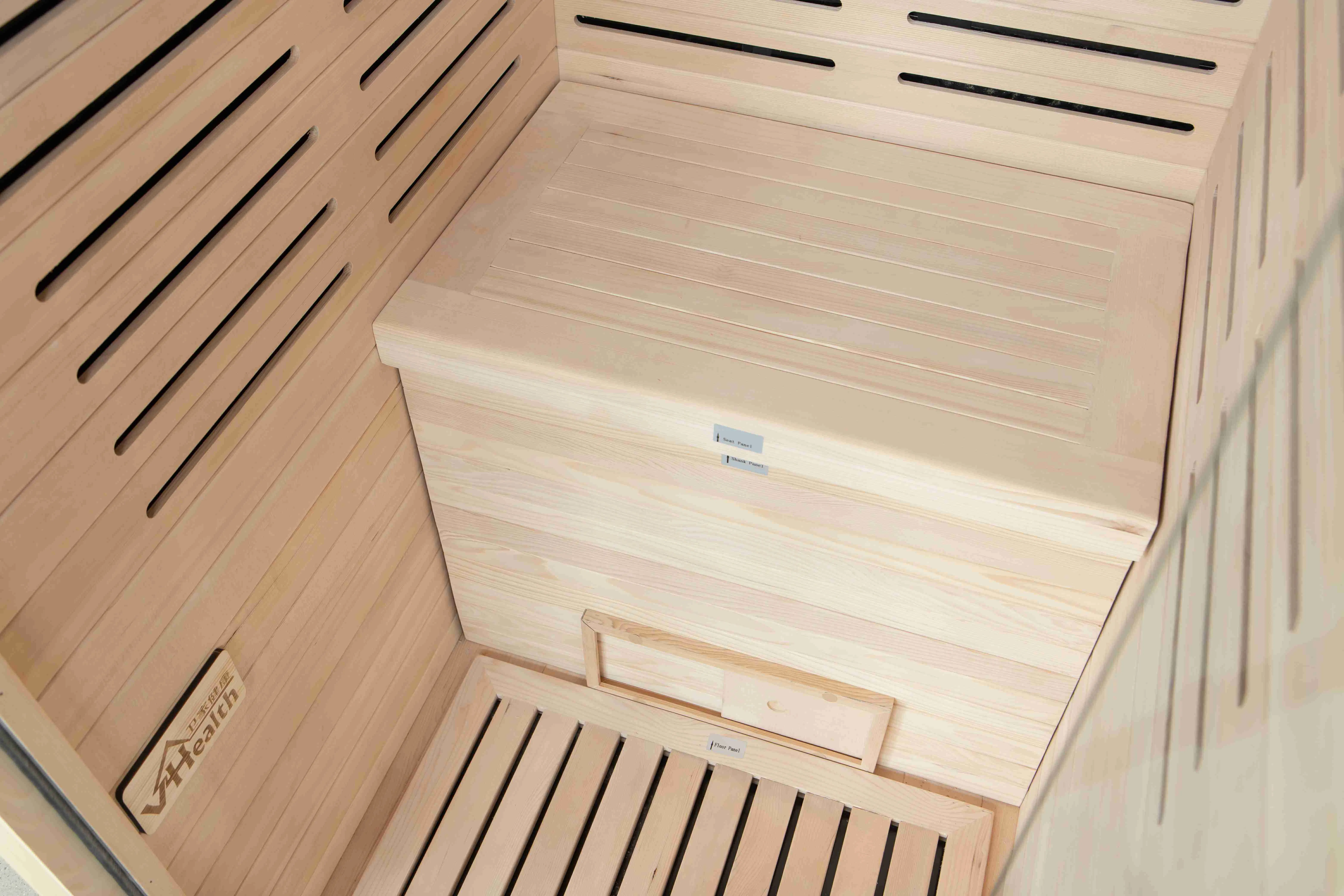 Инфракрасная сауна с красной лампой на 2 персоны