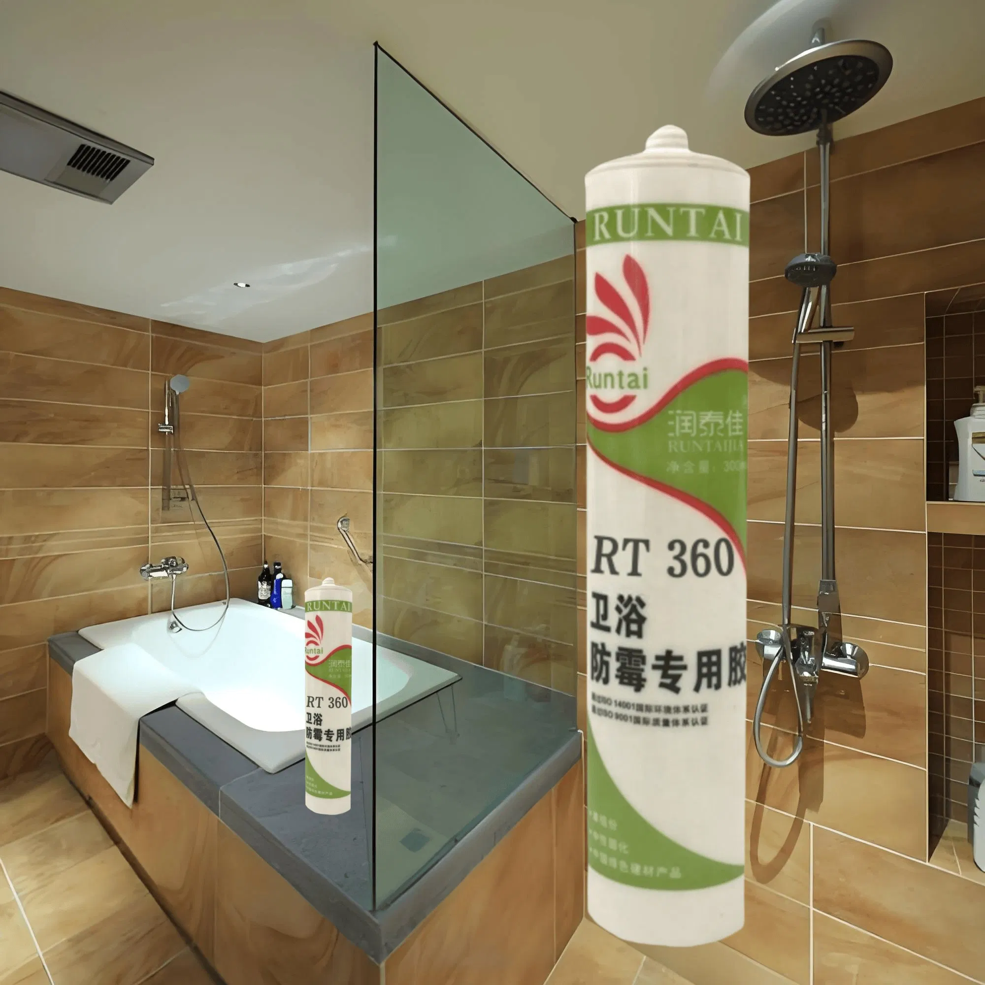 Runtai Best Sell Single Component Mildew Proof Waterproof Silicone Sealant for Sanitary