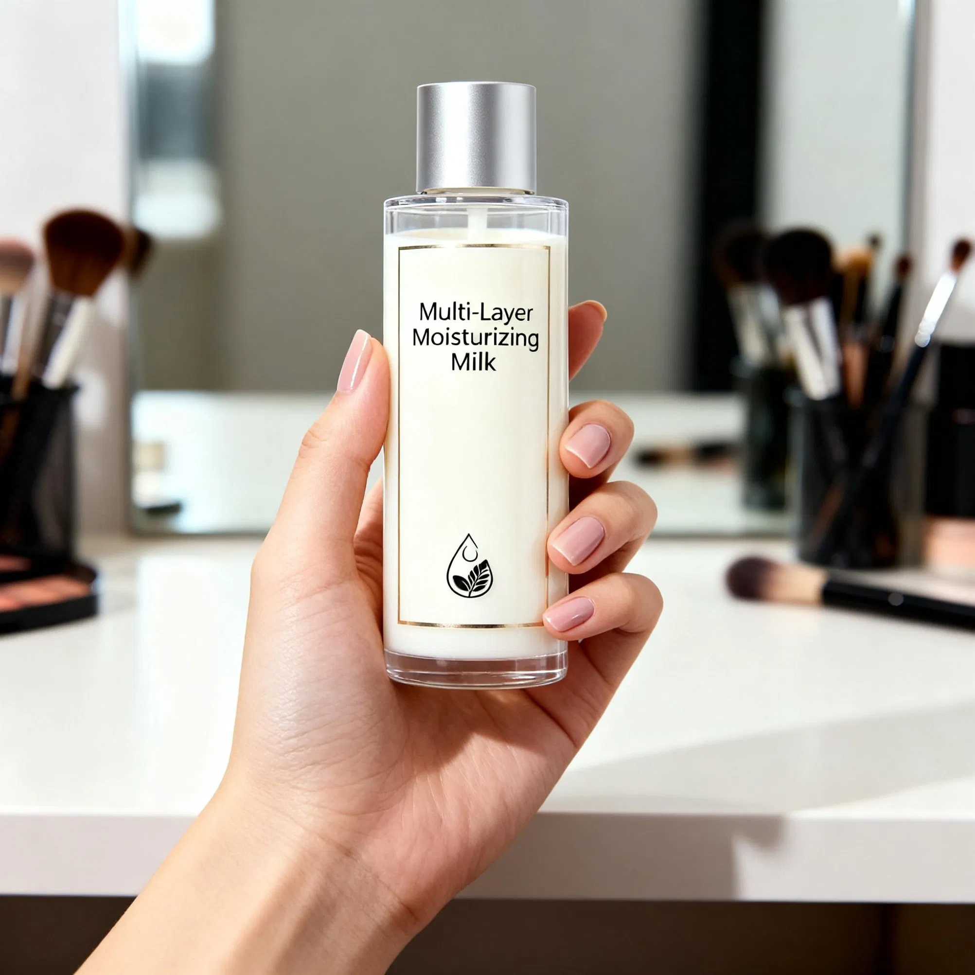 Protective Sunscreen Panthenol and Ginkgo Biloba Leaf Extract UV-Defense Face Lotion for Daily Sun Damage Prevention