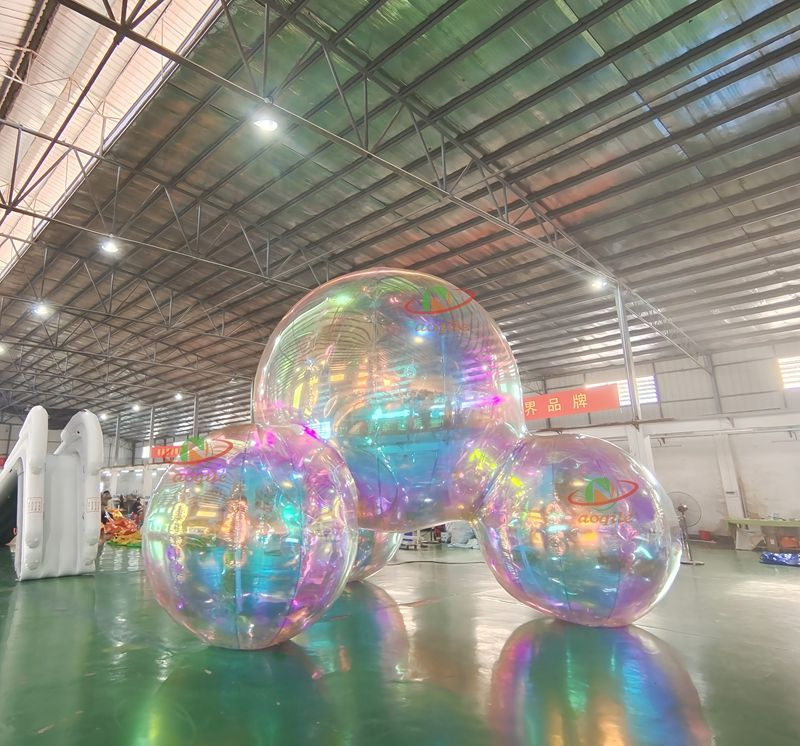 China Factory Custom Large Inflatable Disco Mirror Balloon, Inflatable Mirror Ball for Advertising
