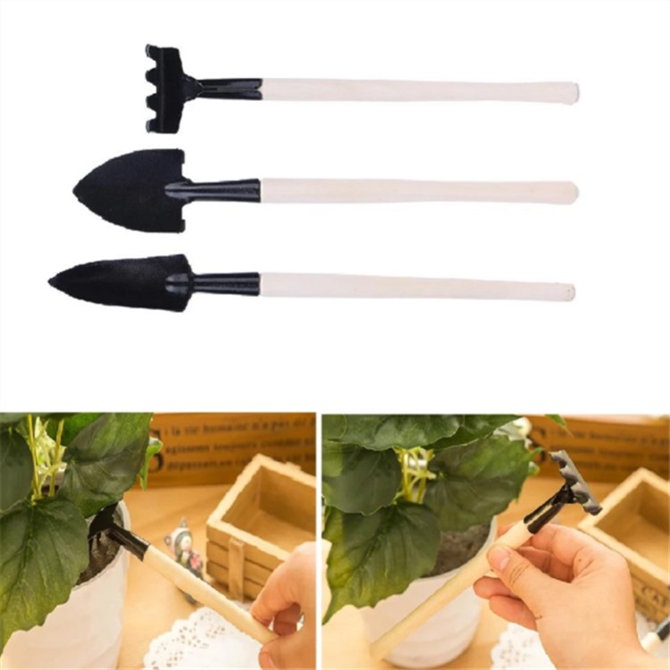 Набор садовых инструментов мини 3 в 1 лопата грабли