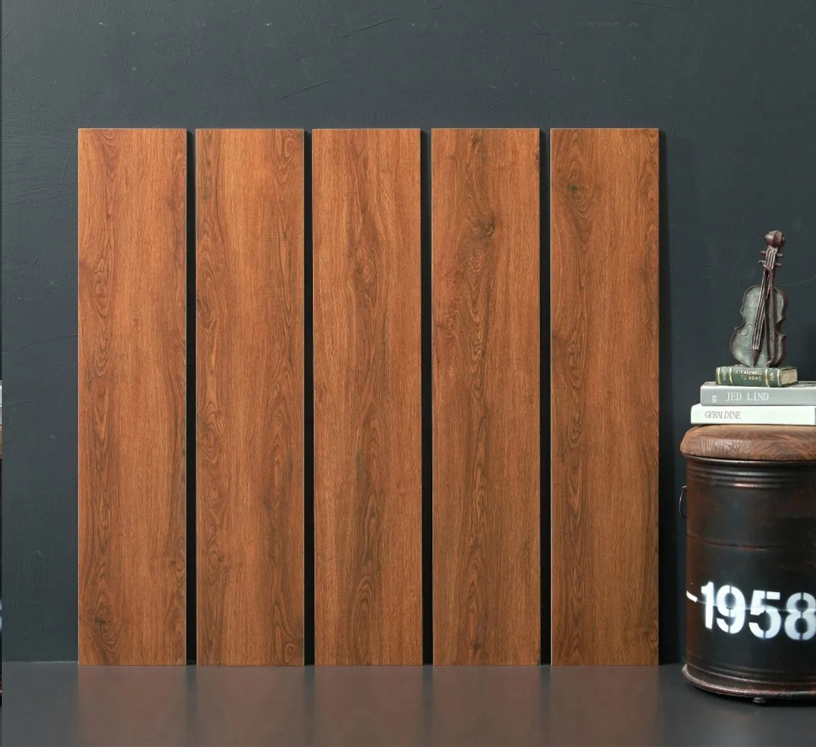 Durable Natural Wood Look Porcelain Tile for Home Living Room Floor Decor 200*1000mm/200*1200mm