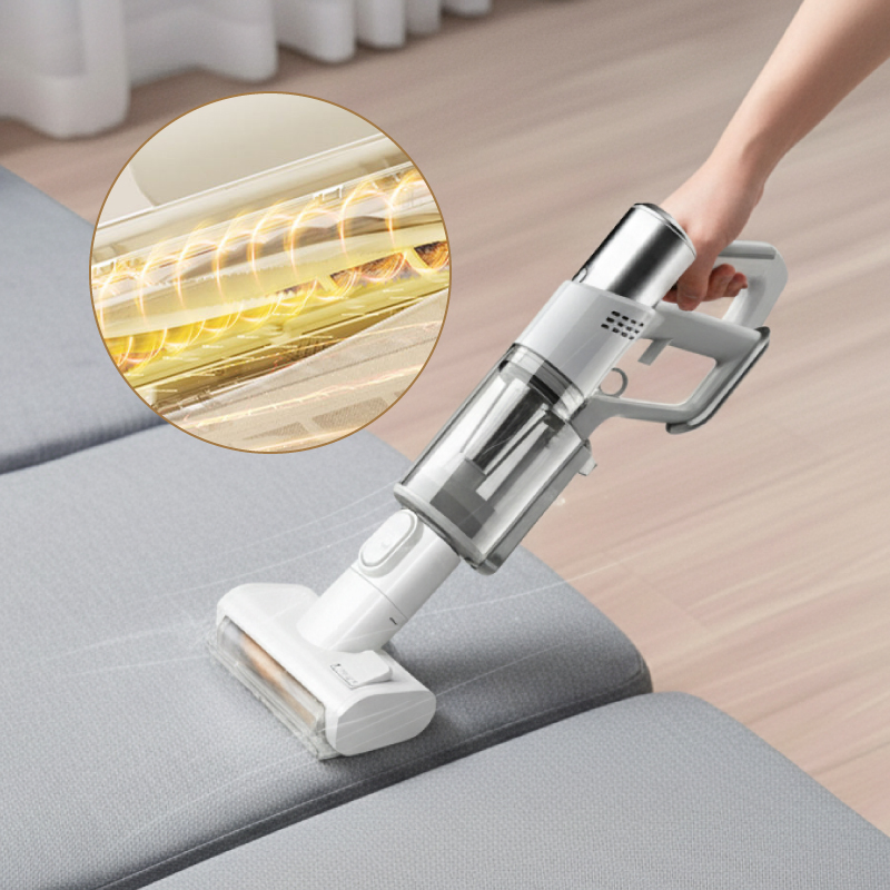 Intelligent Cordless Vacuum Cleaner Automatic Dust Collection Station Bagless Vertical Stick Vacuum for Floor Care Hotel Battery