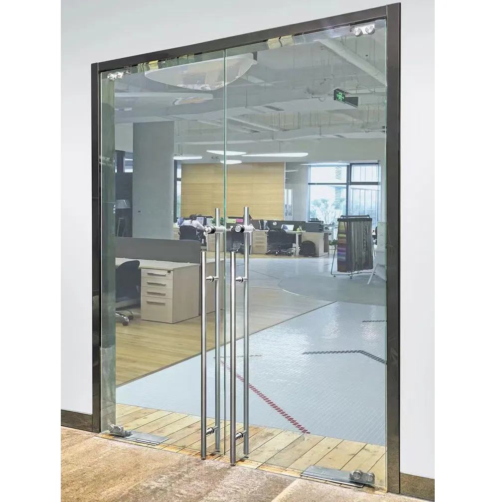 Stainless Steel Tempered Glass Door Hardware Office Patch Fitting Upper Pivot