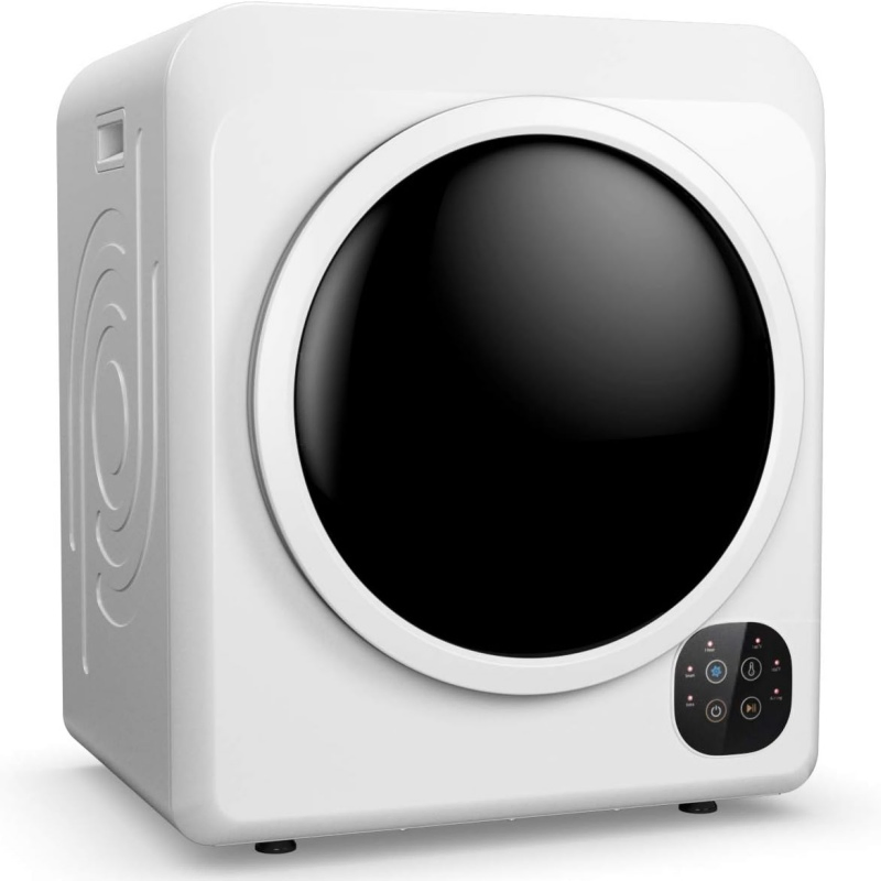 Compact Front Loading Stainless Steel Electric Home Clothes Dryer Machine for Apartments