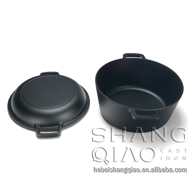 Чугунная голландская печь 2 в 1, 5 кварт