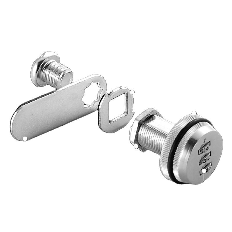 Zinc Alloy 3 Digit Furniture Cabinet Combination Lock Mechanical Code Password Mechanical Closet Lock