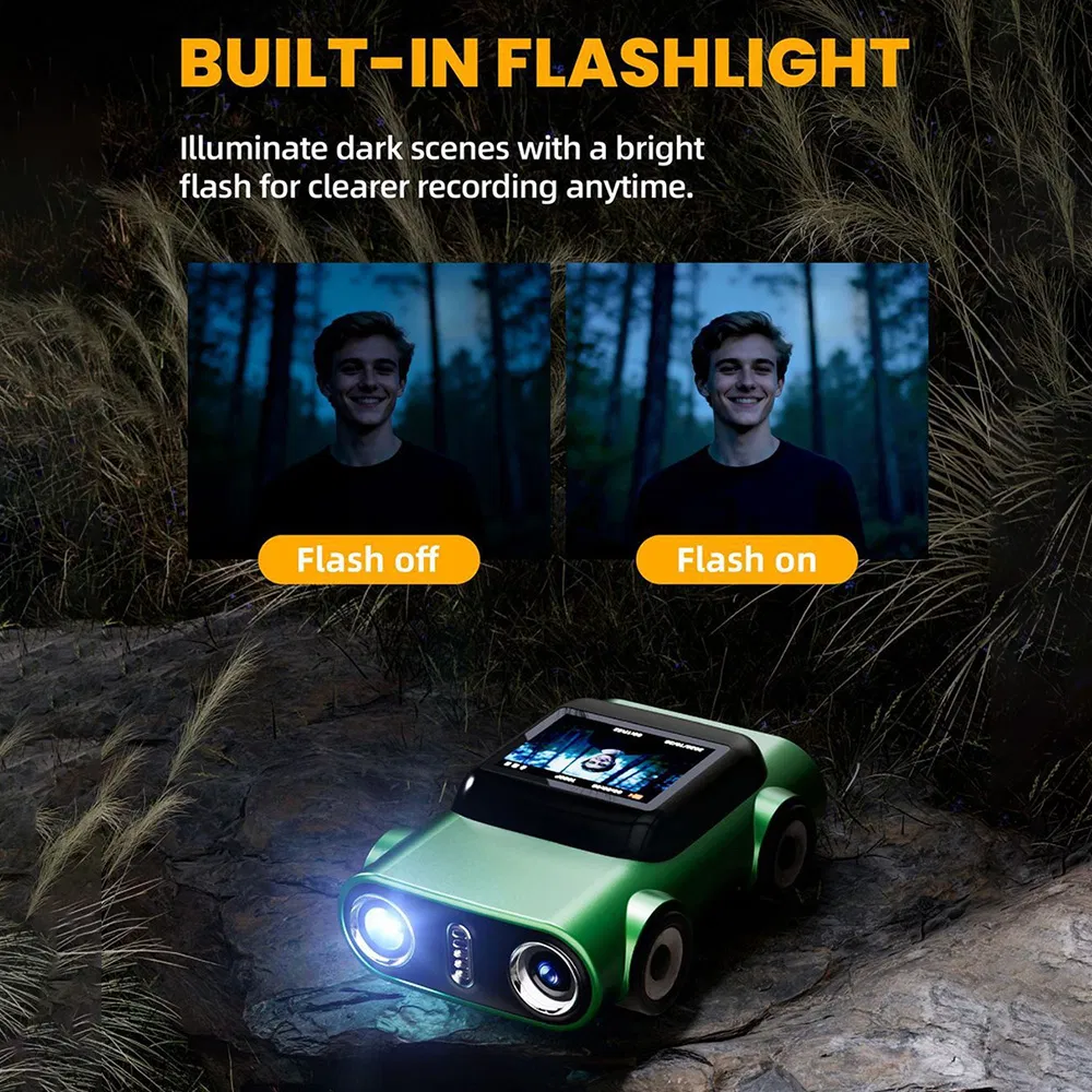 1.0-Inch TFT LCD Mini Digital Kyechain Pocket Camera for Students