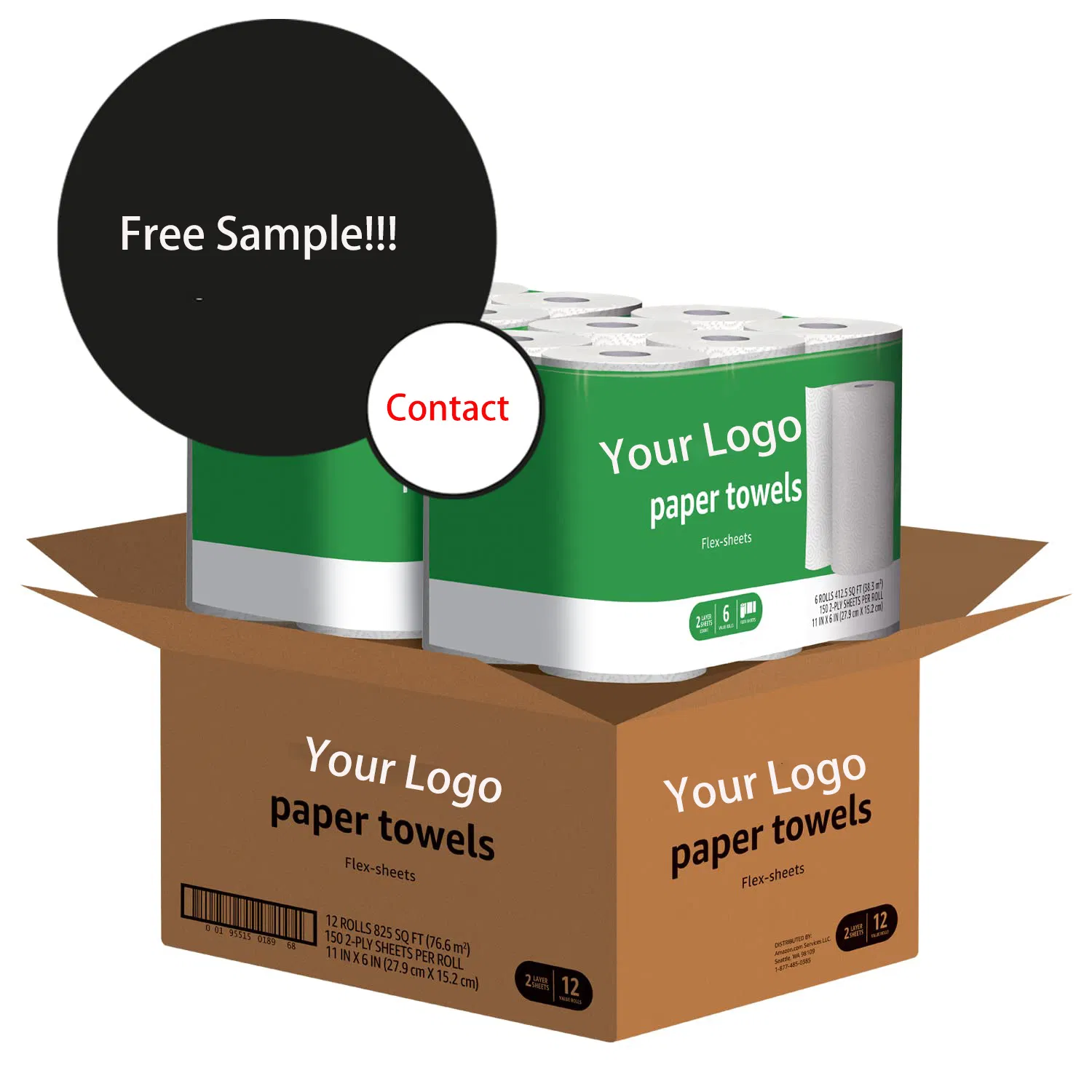 New Model Good Quality Low Price Wholesale Kitchen Tissue Paper Towels Roll Kitchen 150 Sheets