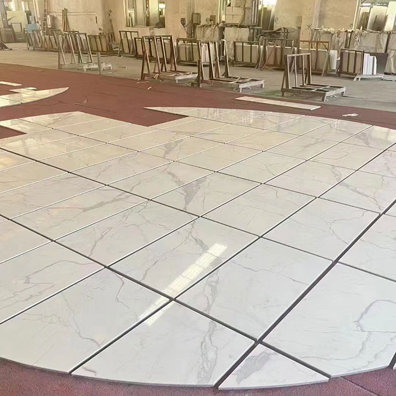Luxury Villa Floor Big Slabs Natural Marble Calacatta Suitable for Wall and Floor Tiles Calacatta Marble