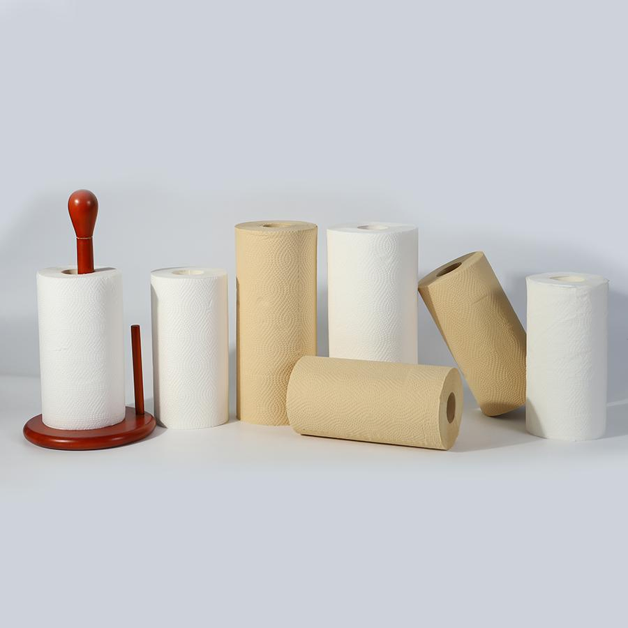 2 Ply Sanitary Oil Water Absorption Biodegradable Organic Ktichen Paper Towels