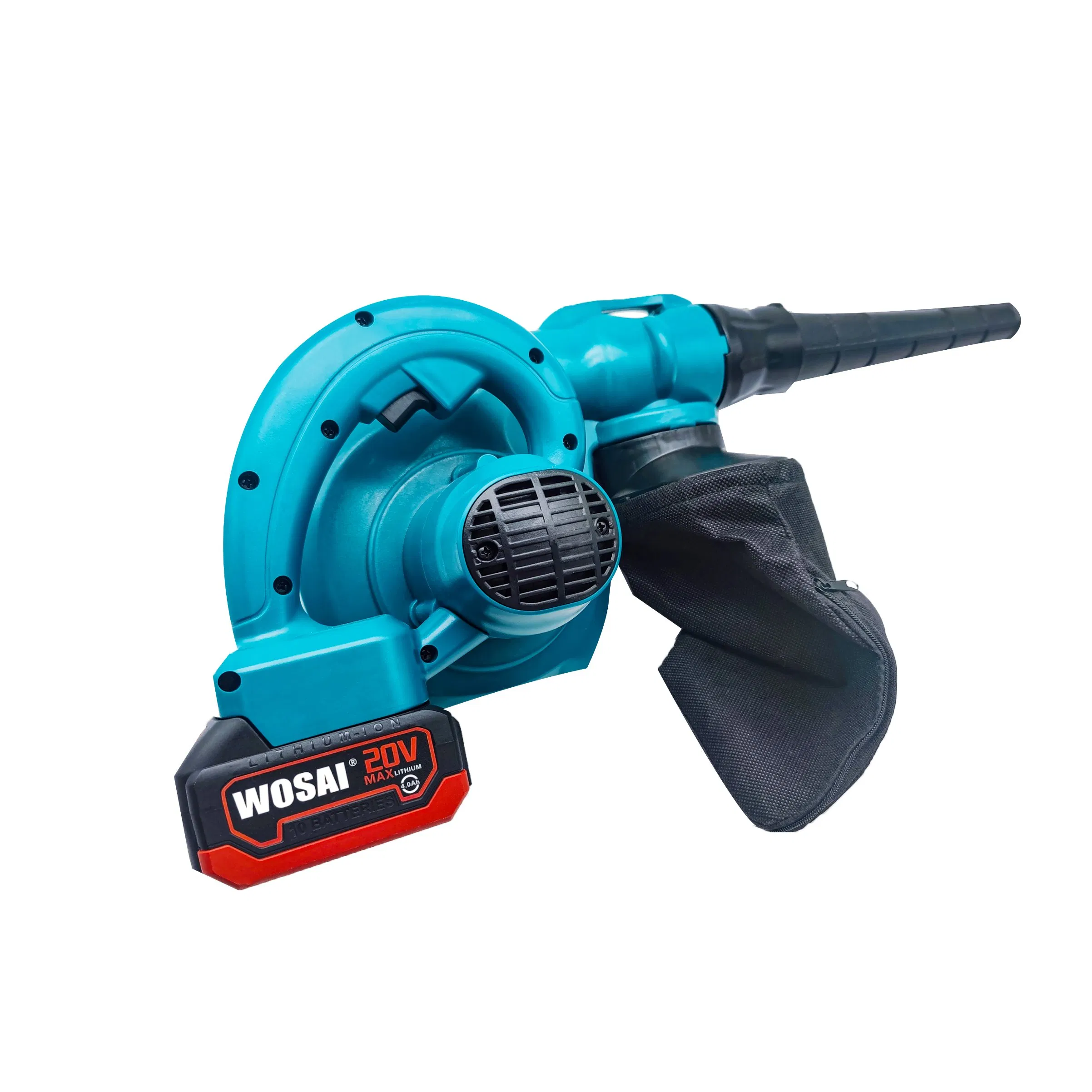 Brushless Wosai 20V 21V 2in1 Cordless Electric Portable Industrial Fan Blower Garden Tools Leaf Snow Blower