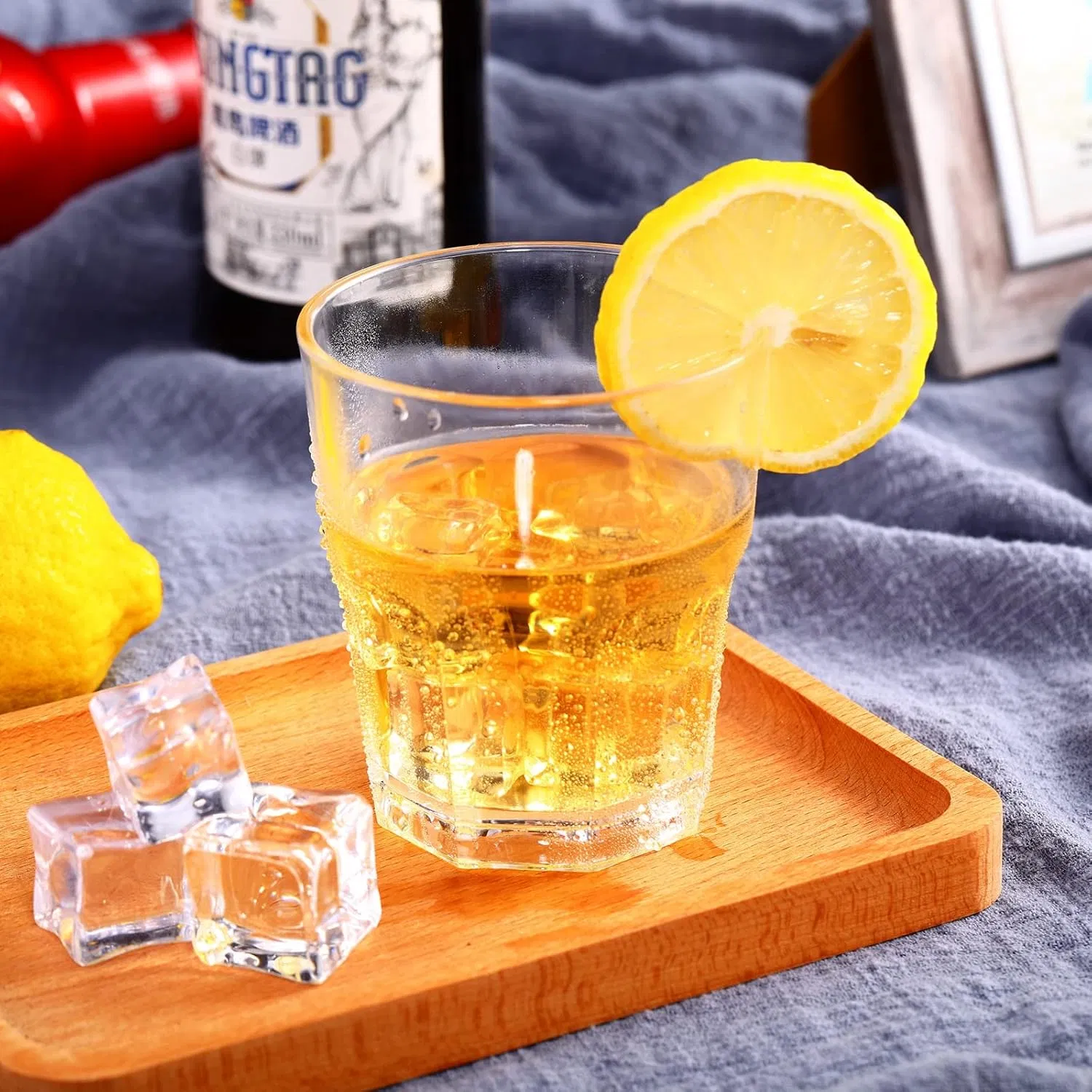 Wholesale Plastic Cup Water Juice Cold Drinking Cup Whisky Crystal Red Wine Acrylic PC Cup