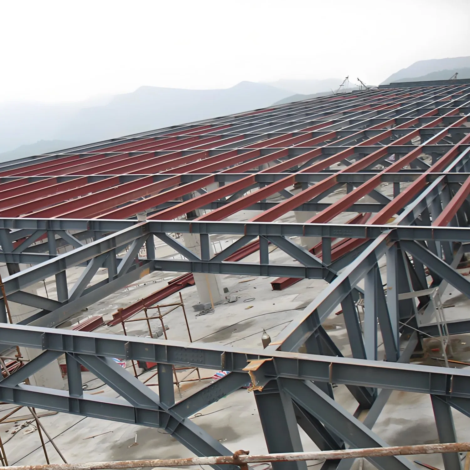 High-Tensile Q355b Heavy Steel Structure Frame for High-Rise Industrial Building