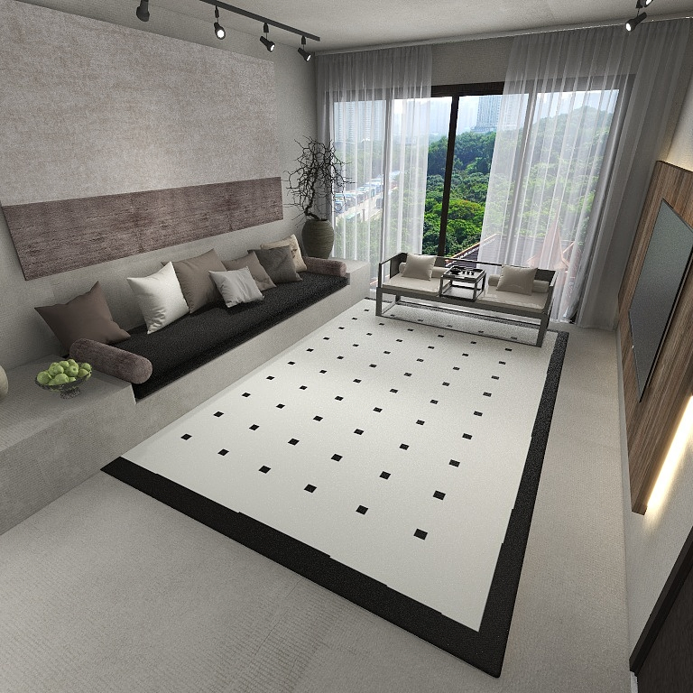 Shandong Factory Custom Colorful Mat Wliton Carpet Home Decorative Living Room Guest Room Rectangles Shaped Area Rug