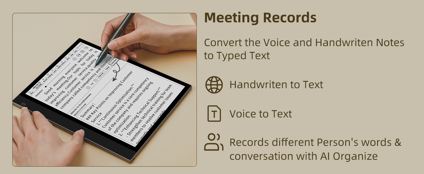 10.3 Inch Electronic Ink Display Exam Practice Ebook Reader