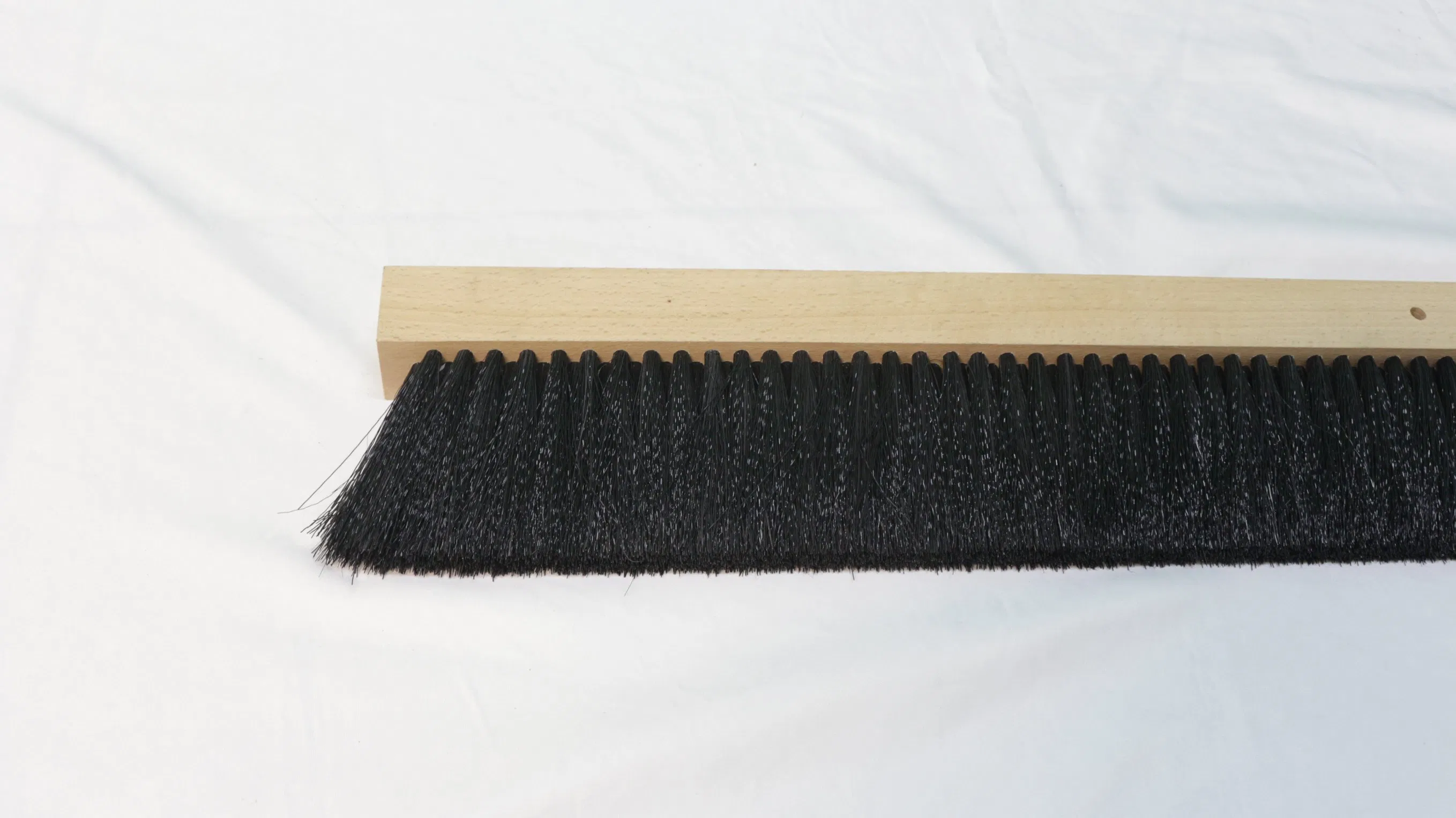 24/36 Inch Wood Backed Concrete Broom, Nylon Bristles