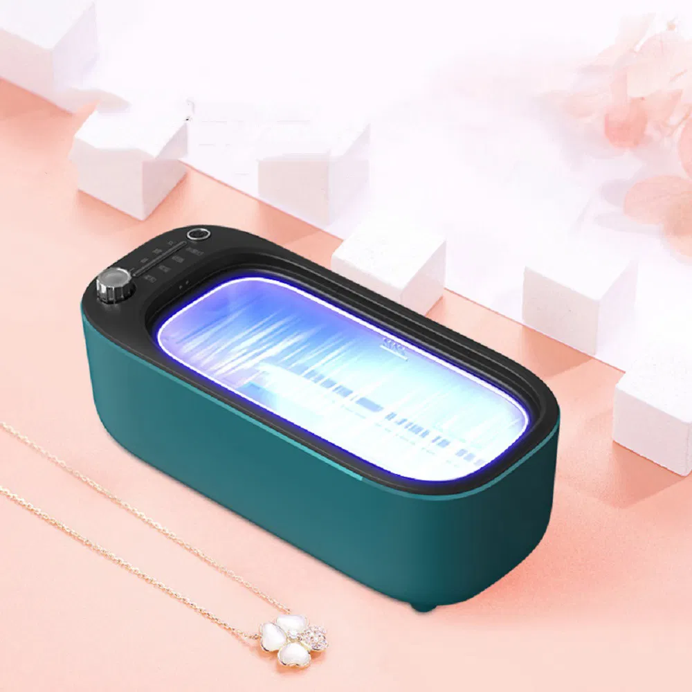 Professional Ultrasonic Jewelry Cleaner Machine, Portable Cleaning Machine for Jewelry Coin Eyeglasses Rings Makeup Dentures Bl17540