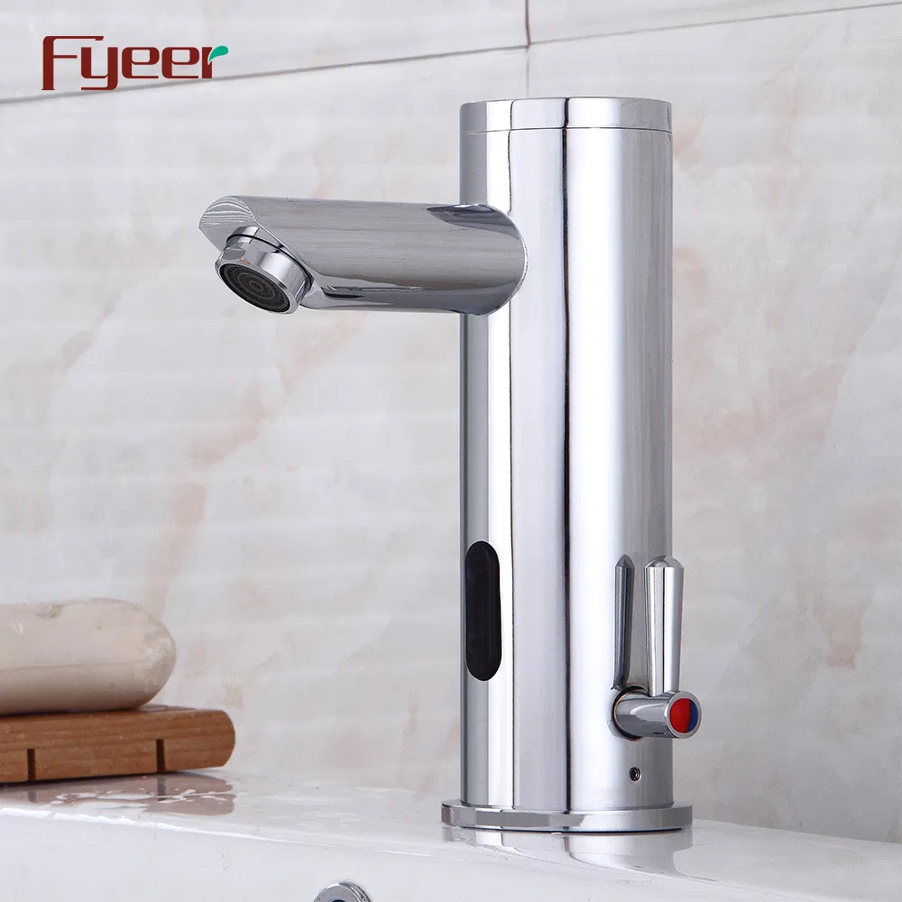 Fyeer Factory Price Single Handle DC Power Electronic Auotamatic Sensor Faucet