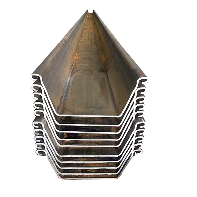 Steel Sheet Piles U Z Type Type 2 Type3 Steel Sheet Pile