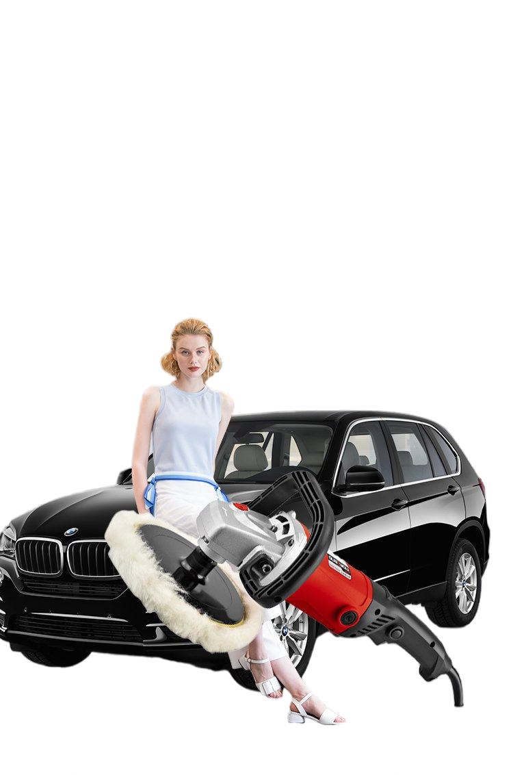 Qy-1180 180mm Large Polishing Pad 600-2100 Rpm Variable Speed 1100W Industrial Polisher