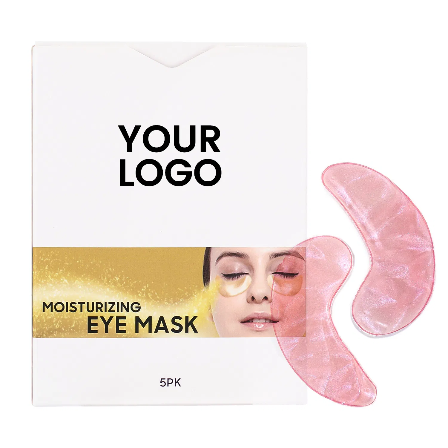 Custom Logo Eye Patches for Dark Circles Vegan Reduce Dark Circles Eye Gel Mask Eye Mask
