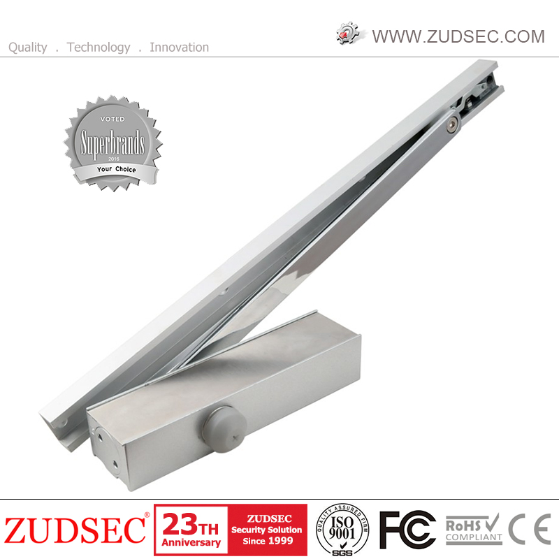 CE UL Fire Rated Automatic Aluminum Hidden Hardware Heavy Duty Back Check Hold Open Overhead Hydraulic Sliding Spring Residential Surface Mounted Door Closer