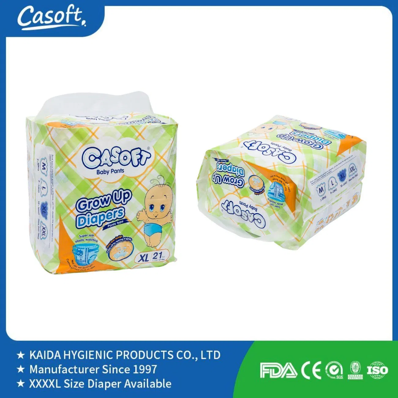 OEM Customization Size Disposable Diaper Manufacturer Private Label Pants Style Baby Diaper