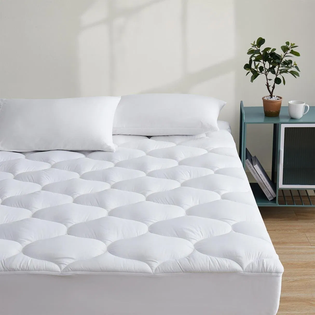 Gourd Quilted Comfortable Wholesale Microfiber Mattress Protector