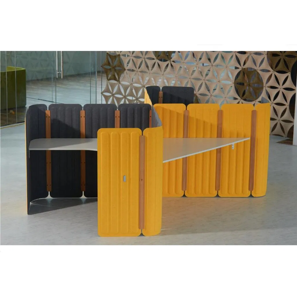 Office Partition Wall Material Office Desk Partition Acoustic Panel Desk Divider Screen