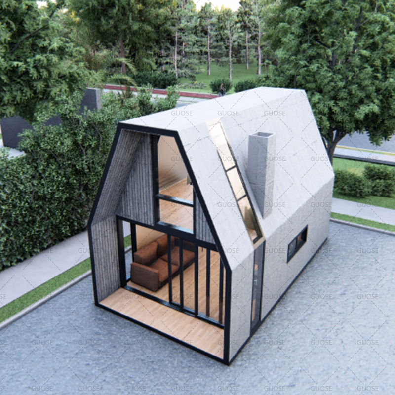 Custom 20FT Quick Assembly Prefabricated House Prefabricated House Price Office Living Portable Storage Triangle House Prefabricated House