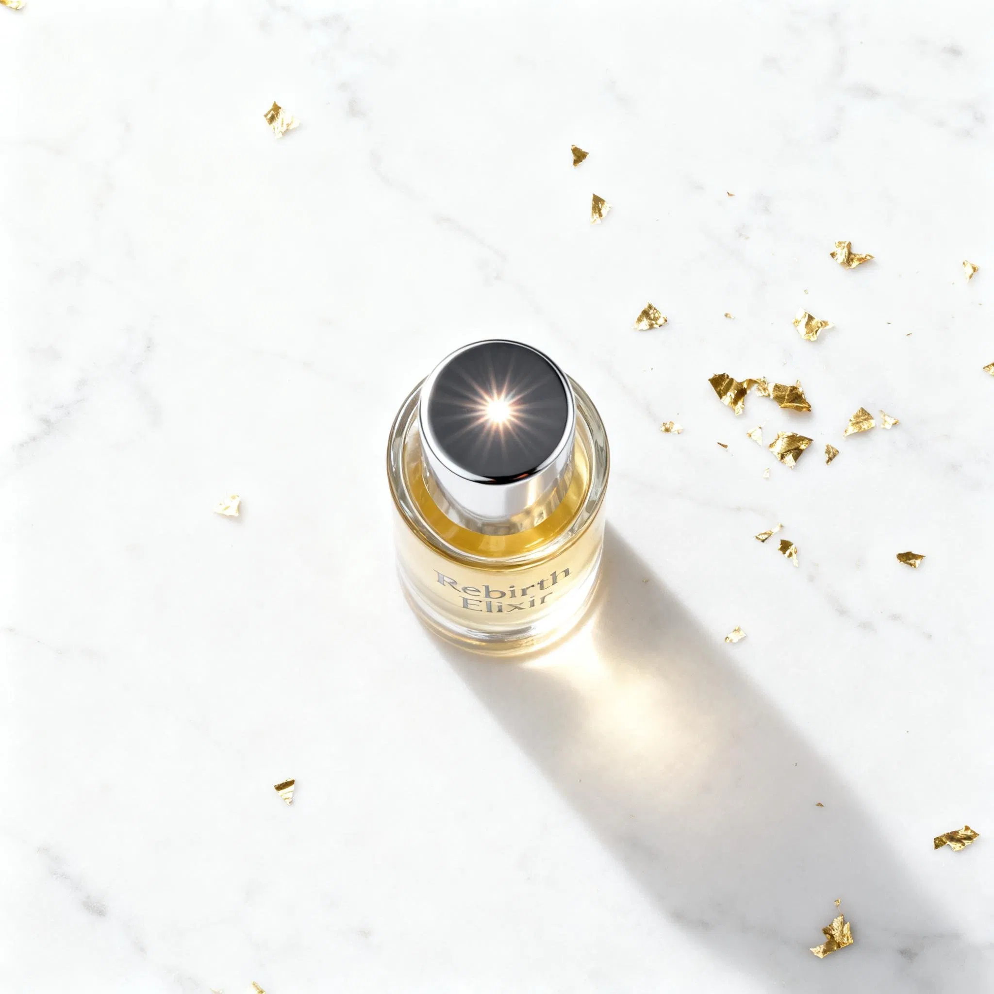 Intensive Whitening and Sebum Management Face Serum with Hamamelis Virginiana, Citrus Aurantium Dulcis Fruit Extract, and Arginine for Spot Correction and Oil C