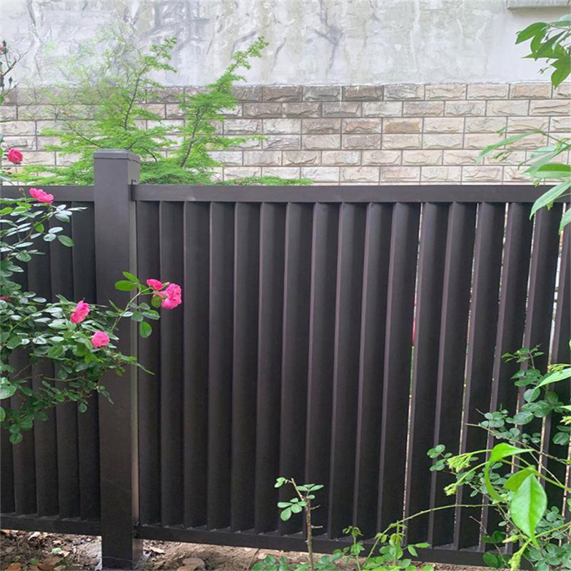 Most Popular Hot Sale Luxury Black Durable Corrosion Resistant Wought Iron Privacy Louver Aluminium Pool Fence Panels