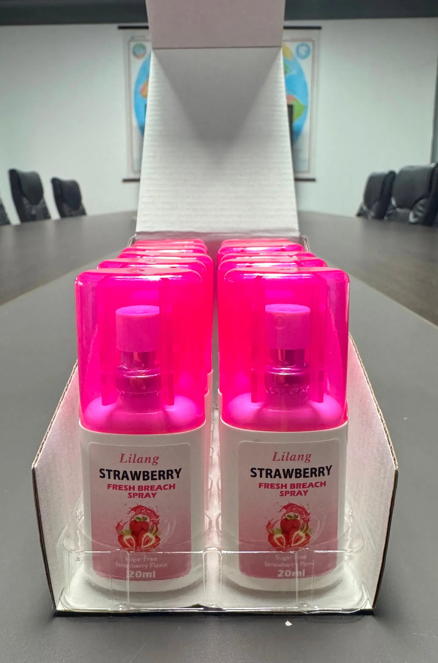 OEM ODM Portable Strawberry Mouth Spray Refreshing Oral Care