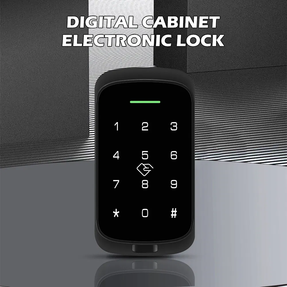 Tuya/Ttlock APP Password & Card Unlock Digital Cabinet Lock with Public Mode IP65 Waterproof