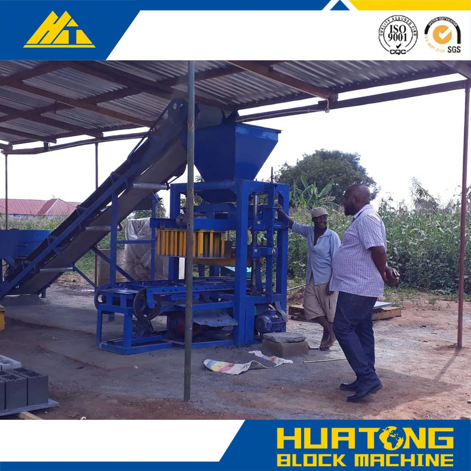 Qtj4-30 Efficient Concrete Block and Paver Brick Manufacturing Solution