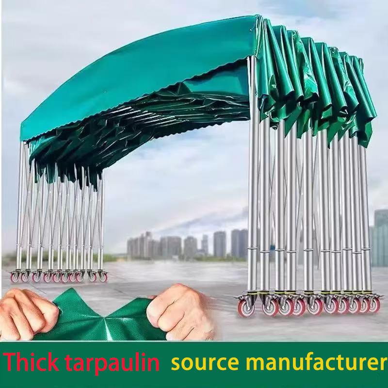 Stand Self Movable PVC Tarpaulin Roof Metal Frames Sun Shelter Canopy Tent