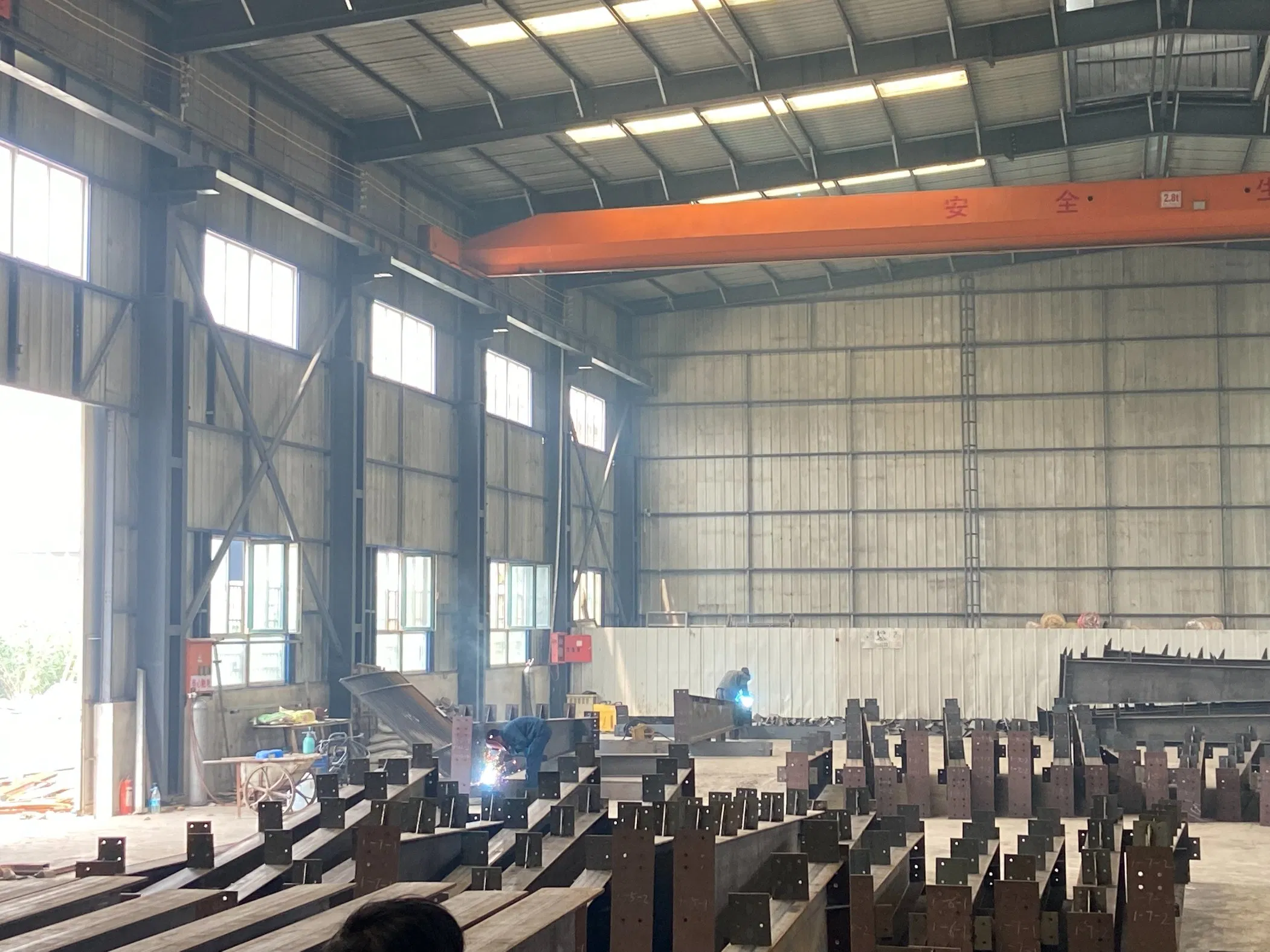 Customized Factory Light Steel Structure for Workshop in Steel H Beam