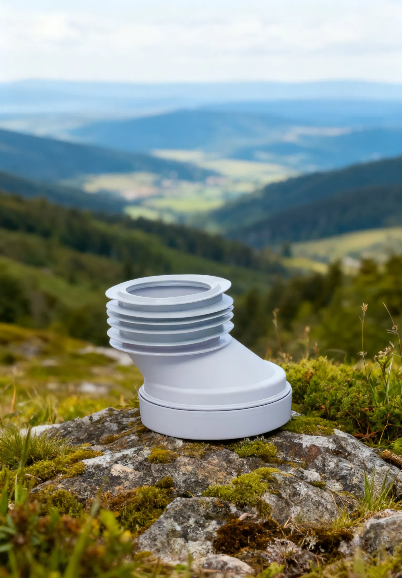 High-Quality White PP Pan Connector - Leak-Proof Durable Plumbing Fitting for Waste Water Pipes