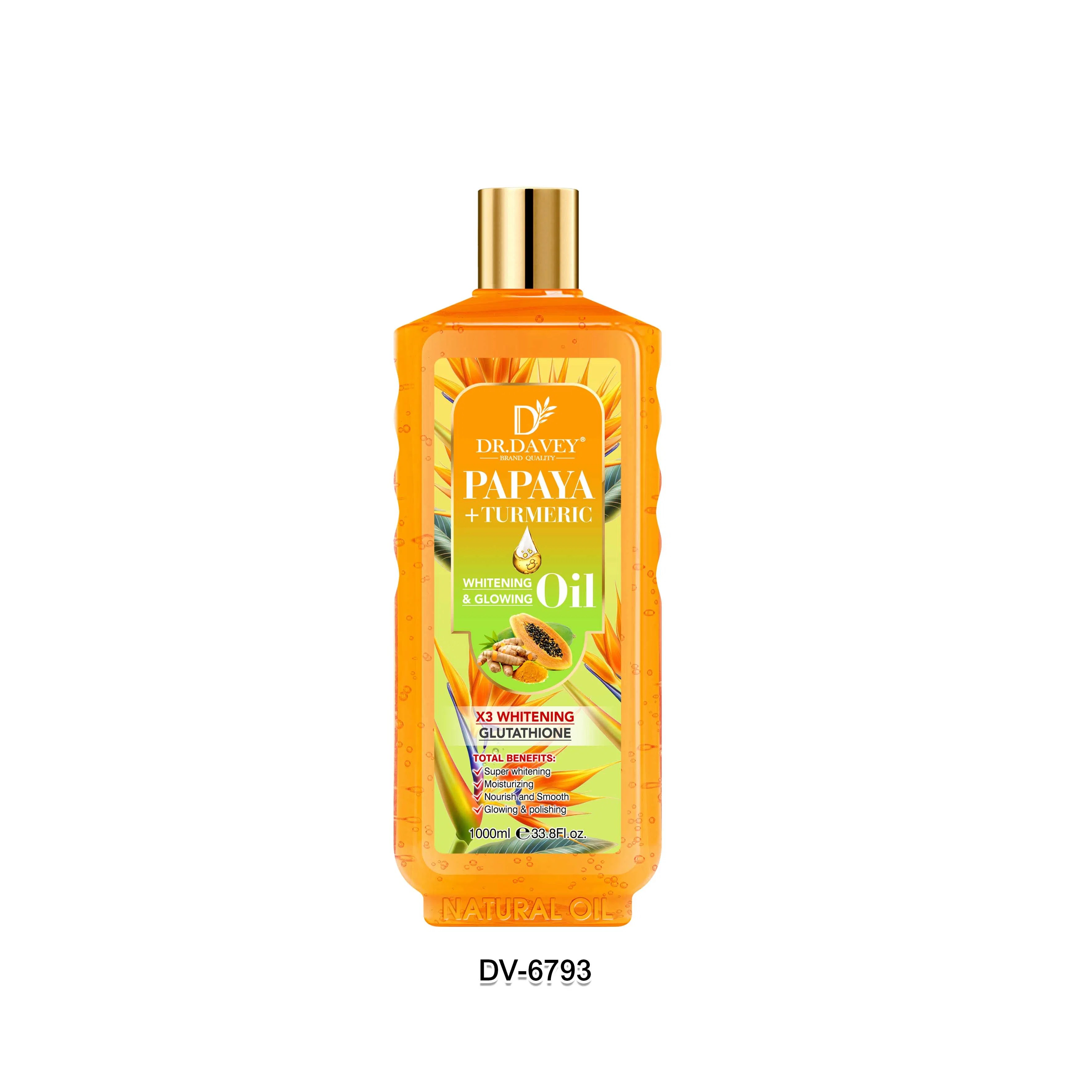 Dr. Davey Papaya + Turmeric Whitening & Glowing Oil 1000ml