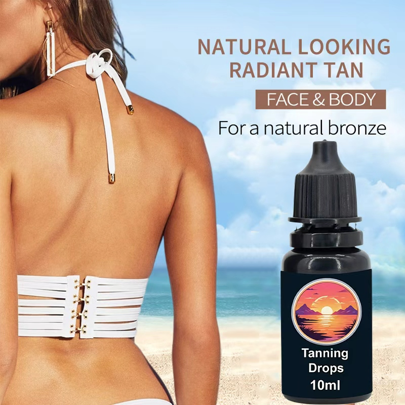 Sunless Self-Tanning Drops for Sublingual Administration