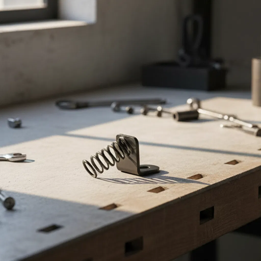 Stop Spring Bracket Consisting of Reliable Spring Machine Parts OEM/ODM