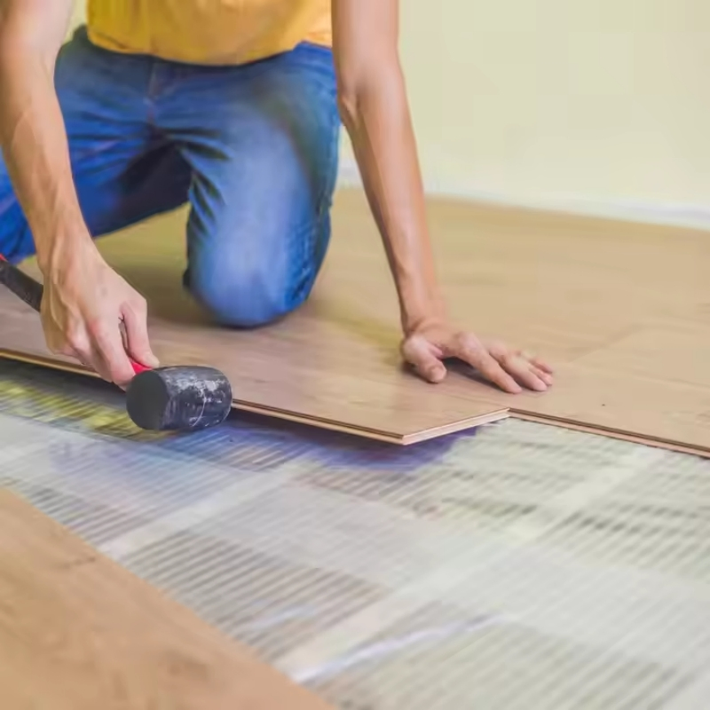 Инженерная дубовая доска для пола 15 мм, серая