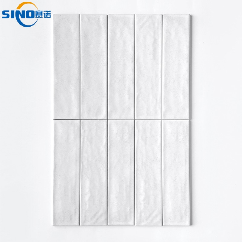 75*300mm Inkjet Glossy Ceramic Tiles Strip Shape Tiles Interior Room Tiles